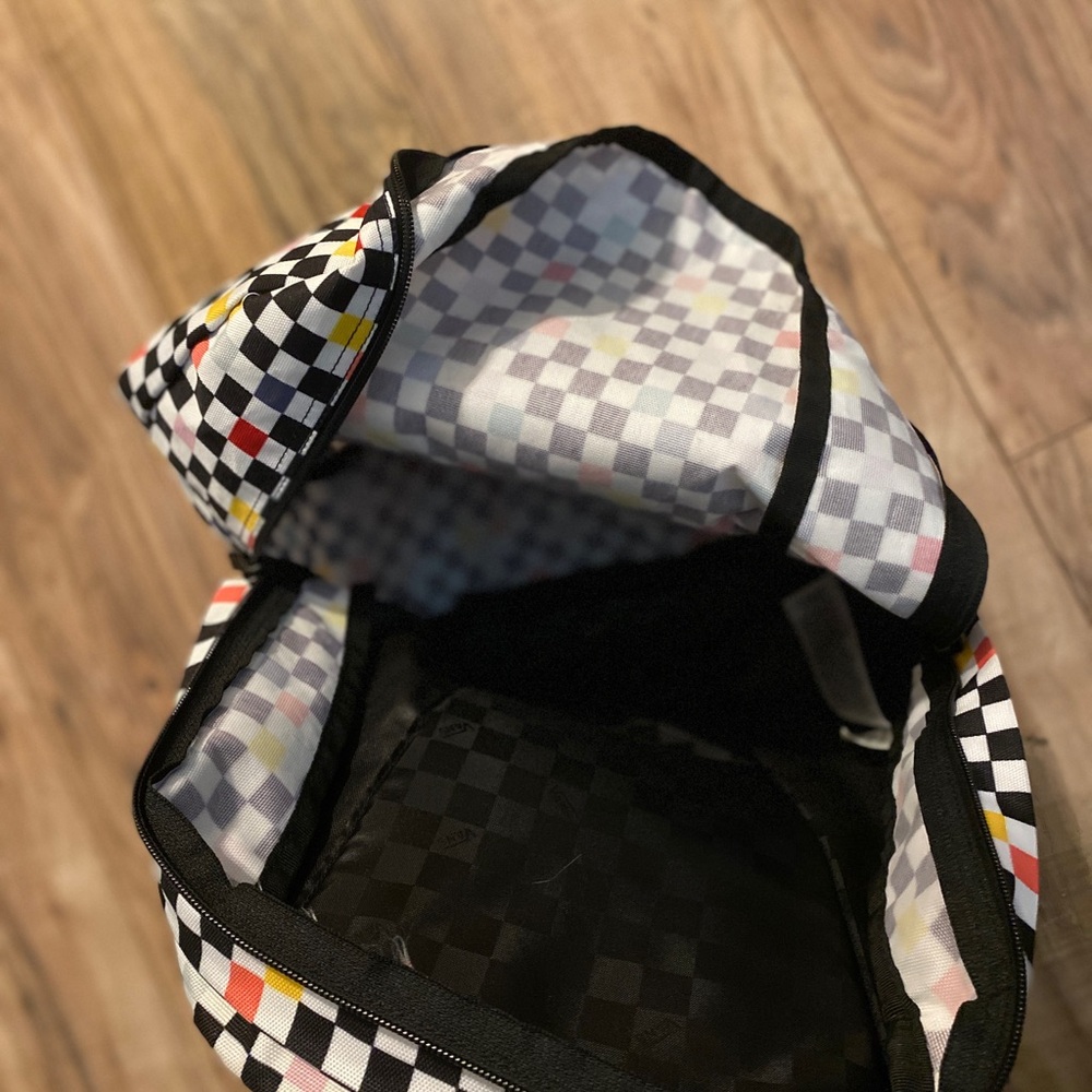 Vans Multicolor Checkered Backpack NWT - image 6